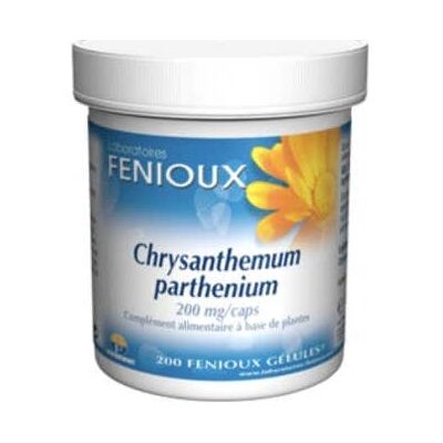 Fenioux Chrysantemum Parthenium 200 capsules - Complément Alimentaire - Publicité Fenioux Chrysantemum Parthenium 200 capsules - Complément Alimentaire - Publicité