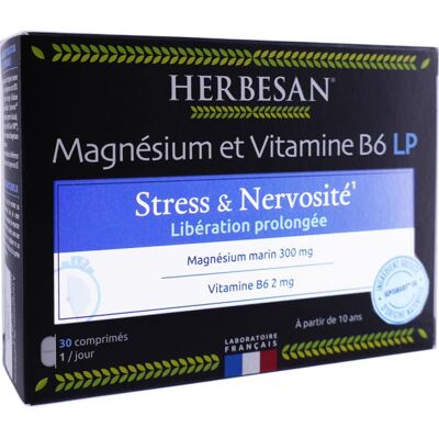 Herbesan Magnésium Vitamine B6 Lp 30 Comprimés - Publicité Herbesan Magnésium Vitamine B6 Lp 30 Comprimés - Publicité