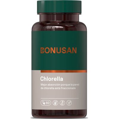 Bonusan Chlorella 60 Capsules - Publicité Bonusan Chlorella 60 Capsules - Publicité