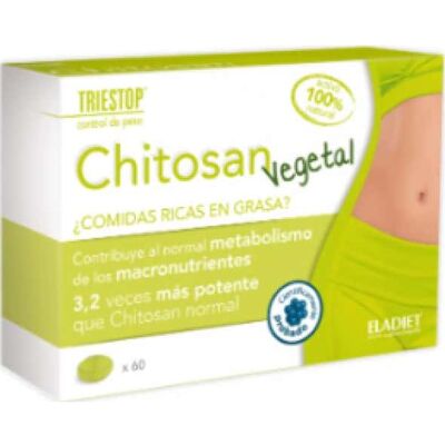 Eladiet Triestop Chitosan Végétal - Supplément Alimentaire - Publicité Eladiet Triestop Chitosan Végétal - Supplément Alimentaire - Publicité