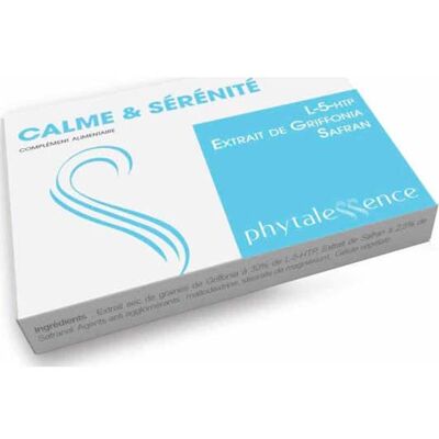 Phytalessence Calme & Sérénité Safran Griffonia - Complément alimentaire - Publicité Phytalessence Calme & Sérénité Safran Griffonia - Complément alimentaire - Publicité
