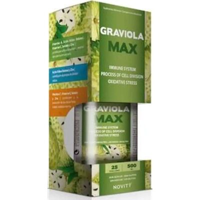 Novity Graviola Max - Complément alimentaire - 500ml - Publicité Novity Graviola Max - Complément alimentaire - 500ml - Publicité