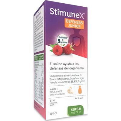 Sante Verte Stimunex Junior Soutien Immunitaire - Complément Alimentaire - Publicité Sante Verte Stimunex Junior Soutien Immunitaire - Complément Alimentaire - Publicité