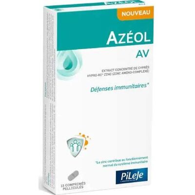 PiLeJe Azéol AV - Cyprès & Zinc Complément Alimentaire - Publicité PiLeJe Azéol AV - Cyprès & Zinc Complément Alimentaire - Publicité