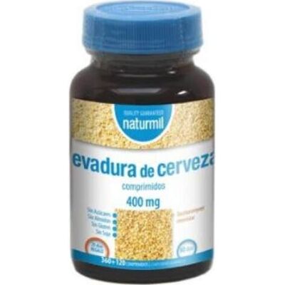 Levure de Bière Naturmil - 480 Comprimés - Complément Alimentaire - Publicité Levure de Bière Naturmil - 480 Comprimés - Complément Alimentaire - Publicité