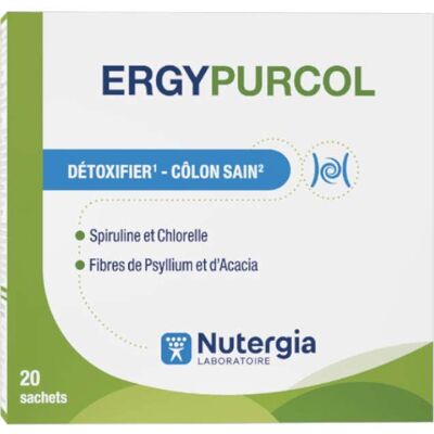 Nutergia Ergypurcol - 20 sachets - Complément alimentaire - Publicité Nutergia Ergypurcol - 20 sachets - Complément alimentaire - Publicité
