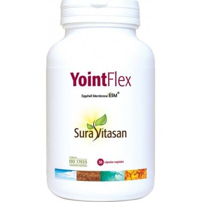 Sura Vitasan YointFlex 30 Capsules Végétariennes - Soutien Articulations - Publicité Sura Vitasan YointFlex 30 Capsules Végétariennes - Soutien Articulations - Publicité