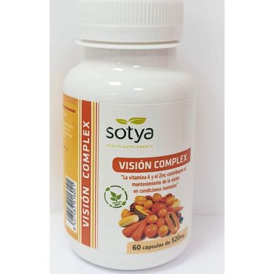 Sotya Vision Complex - 60 Capsules, Support de la vision avec vitamine A & Zinc - Publicité Sotya Vision Complex - 60 Capsules, Support de la vision avec vitamine A & Zinc - Publicité