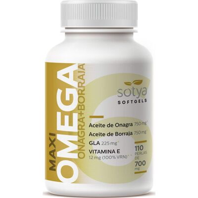 Sotya Maxi Omega 6 - Primevère & Borrache - 110 Softgels - Publicité Sotya Maxi Omega 6 - Primevère & Borrache - 110 Softgels - Publicité