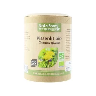 Nat & Form Capsules de Pissenlit Bio - Complément Alimentaire - Publicité Nat & Form Capsules de Pissenlit Bio - Complément Alimentaire - Publicité