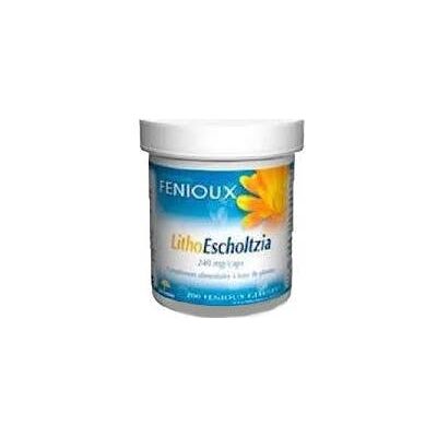 Fenioux Litho Escholtzia 200 capsules - Complément alimentaire - Publicité Fenioux Litho Escholtzia 200 capsules - Complément alimentaire - Publicité
