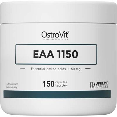 OstroVit EAA 1150mg - 150 capsules - Supplément d'acides aminés - Publicité OstroVit EAA 1150mg - 150 capsules - Supplément d'acides aminés - Publicité