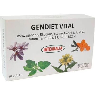 Integralia Gendiet Vital - Complément Alimentaire Adaptogène - Publicité Integralia Gendiet Vital - Complément Alimentaire Adaptogène - Publicité