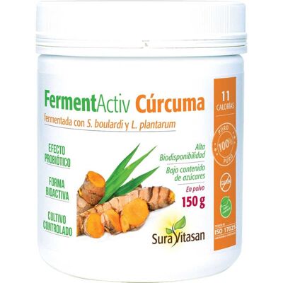 Curcuma Fermentée Sura Vitasan 150 g - Complément alimentaire - Publicité Curcuma Fermentée Sura Vitasan 150 g - Complément alimentaire - Publicité