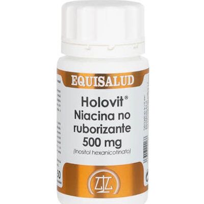 Equisalud Holovit Niacin 500 Mg Non-Rougeur - Complément Alimentaire - Publicité Equisalud Holovit Niacin 500 Mg Non-Rougeur - Complément Alimentaire - Publicité
