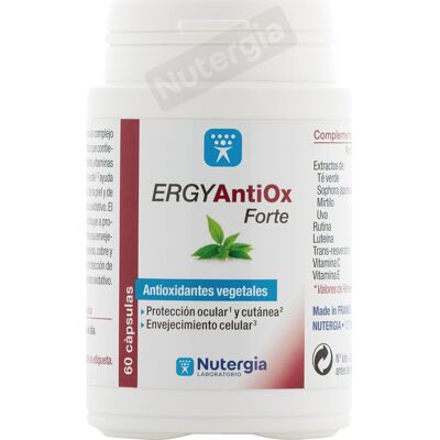 Nutergia Ergyantiox Forte - Antioxydants végétaux pour protection cellulaire - Publicité Nutergia Ergyantiox Forte - Antioxydants végétaux pour protection cellulaire - Publicité