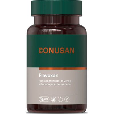 Bonusan Flavoxan 60 capsules - Complément alimentaire - Publicité Bonusan Flavoxan 60 capsules - Complément alimentaire - Publicité