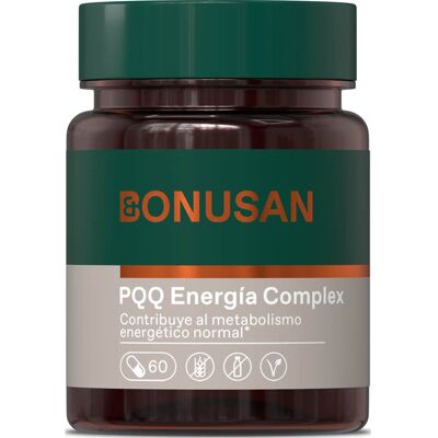 Bonusan Pqq Energie 60 capsules - Combine Pqq et Vitamine B12 - Complément Alimentaire - Publicité Bonusan Pqq Energie 60 capsules - Combine Pqq et Vitamine B12 - Complément Alimentaire - Publicité