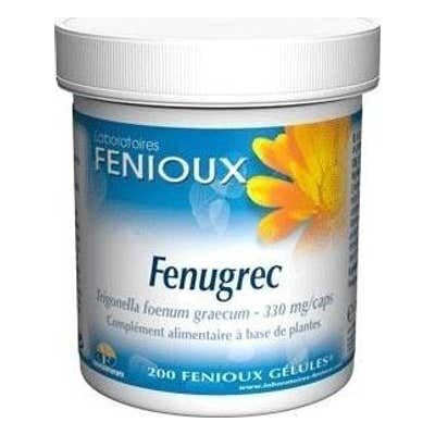 Fenioux Fenugrec 200 capsules de 330mg - Complément Alimentaire - Publicité Fenioux Fenugrec 200 capsules de 330mg - Complément Alimentaire - Publicité