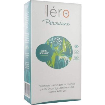 Lero Pervulane 90 Capsules - Complément alimentaire pour la vue - Publicité Lero Pervulane 90 Capsules - Complément alimentaire pour la vue - Publicité