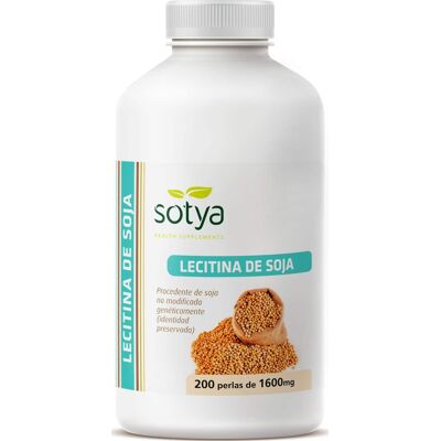 Lécithine de soja Sotya 1200mg 200 perles - Publicité Lécithine de soja Sotya 1200mg 200 perles - Publicité