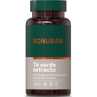 Extrait de Thé Vert Bonusan 60 Capsules - Supplément Alimentaire - Publicité Extrait de Thé Vert Bonusan 60 Capsules - Supplément Alimentaire - Publicité