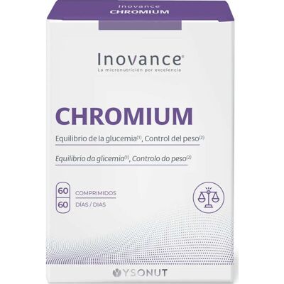 Inovance Chrome Plus - Soutien Glycémie & Glucides - Publicité Inovance Chrome Plus - Soutien Glycémie & Glucides - Publicité