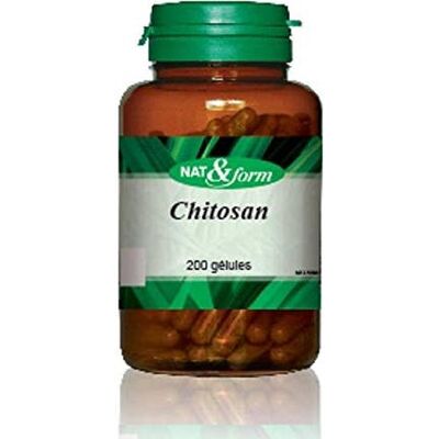 Capsules de Chitosan Nat & Form - Compléments alimentaires - Publicité Capsules de Chitosan Nat & Form - Compléments alimentaires - Publicité