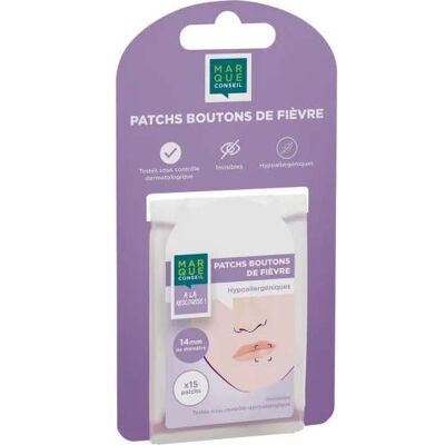 Mconseil Patch Bouton Fievre 15 - Publicité Mconseil Patch Bouton Fievre 15 - Publicité