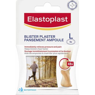 Elastoplast Pansements Grande Taille - Pack de 5 - Publicité Elastoplast Pansements Grande Taille - Pack de 5 - Publicité