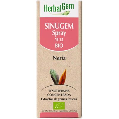 Herbalgem Sinugem Spray YC15 Bio - Soulagement nasal - Publicité Herbalgem Sinugem Spray YC15 Bio - Soulagement nasal - Publicité