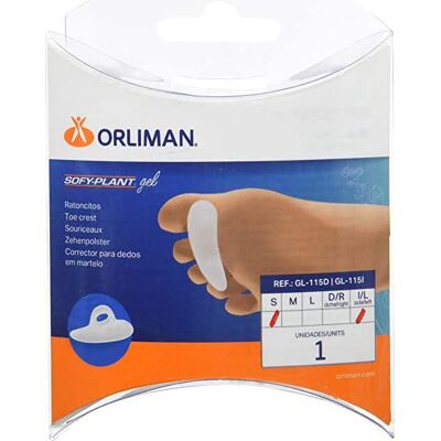 Orliman Mouse Gel Feetpad Gl-115I Left TM 1pc - Publicité Orliman Mouse Gel Feetpad Gl-115I Left TM 1pc - Publicité