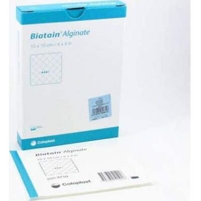 Biatain Pansement Alginate 10x10cm 3710 3uts - Publicité Biatain Pansement Alginate 10x10cm 3710 3uts - Publicité