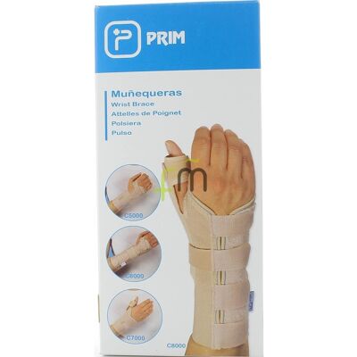 Prim Wrist Brace Thumb Splint C800 Left Beige 12-15cm TXL 1pc - Publicité Prim Wrist Brace Thumb Splint C800 Left Beige 12-15cm TXL 1pc - Publicité