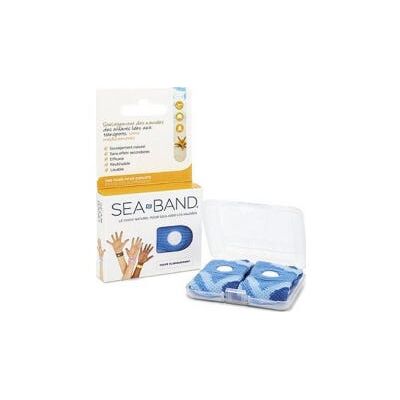 Sea Band SeaBand Bracelet Antinausées Enfant Bleu - Publicité Sea Band SeaBand Bracelet Antinausées Enfant Bleu - Publicité