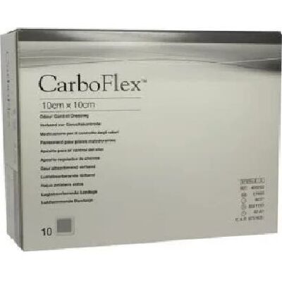Convatec Carboflex Pansement 10x10cm 10unts - Publicité Convatec Carboflex Pansement 10x10cm 10unts - Publicité