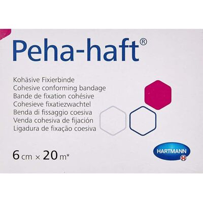 Bandage élastique Peha Haft - 85% d'élasticité - Respirant - Fixation des pansements - Publicité Bandage élastique Peha Haft - 85% d'élasticité - Respirant - Fixation des pansements - Publicité