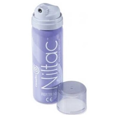 ConvaTec Niltac Spray Détachant Adhésifs en Silicone - Sûr pour la Peau - Publicité ConvaTec Niltac Spray Détachant Adhésifs en Silicone - Sûr pour la Peau - Publicité