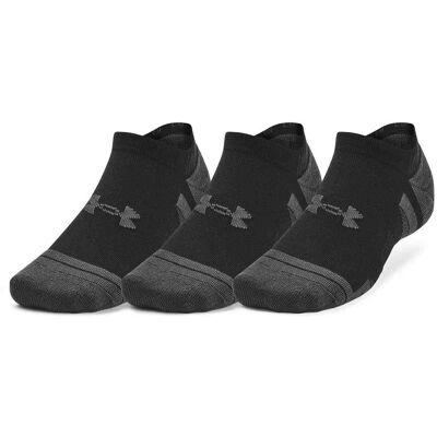 Under Armour Performance Tech chaussettes unisexe (3 paires), noires, M, noir - Publicité Under Armour Performance Tech chaussettes unisexe (3 paires), noires, M, noir - Publicité
