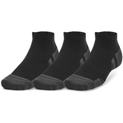 Under Armour Performance Tech chaussettes unisexe (3 paires), noires, M, noir - Publicité Under Armour Performance Tech chaussettes unisexe (3 paires), noires, M, noir - Publicité
