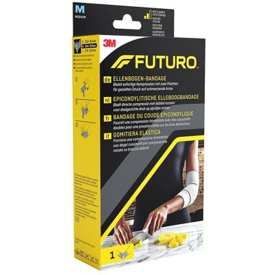 3M Futuro Bandage Coude Epicondilique Chair M 47862 - Publicité 3M Futuro Bandage Coude Epicondilique Chair M 47862 - Publicité