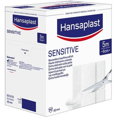 Hansaplast Med Soft Peau Sens. Family Pack 5mx6cm - Publicité Hansaplast Med Soft Peau Sens. Family Pack 5mx6cm - Publicité