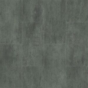 Sol PVC Best - Motif Carrelage Gris Fonce Marbre