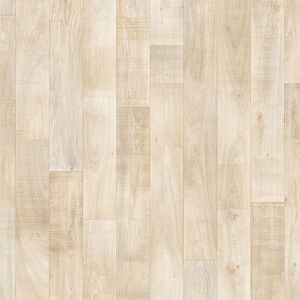 Sol Vinyle Textile Grande largeur - Aspect parquet - Chene clair trait de scie