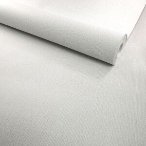 Papier peint vinyle sur intisse - Intemporel - Uni tissage epais gris - Rouleau(x)