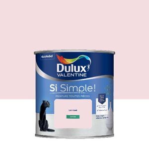 Dulux Valentine Si Simple! - Peinture toutes pieces - Satin Le Rose - 0,5L
