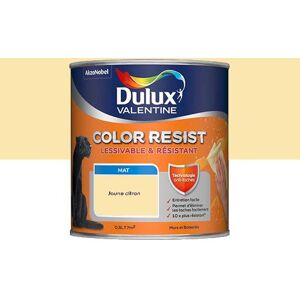 Dulux Valentine Color Resist - Murs&Boiseries; - Mat Jaune Citron - 0,5L