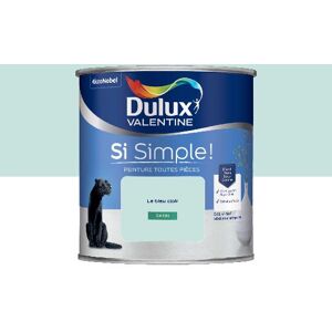 Dulux Valentine Si Simple! - Peinture toutes pieces - Satin Le Bleu Clair - 0,5L