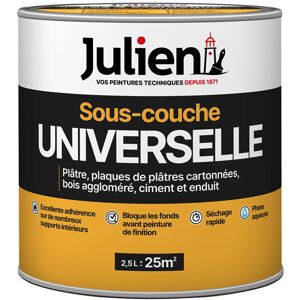 Julien Peinture Sous-Couche Universelle avant peinture - Mat Blanc - 2,5L