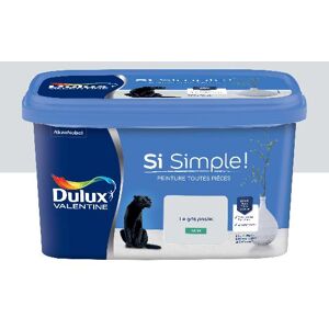 Dulux Valentine Si Simple! - Peinture toutes pieces - Satin Le Gris Pastel - 2,5L